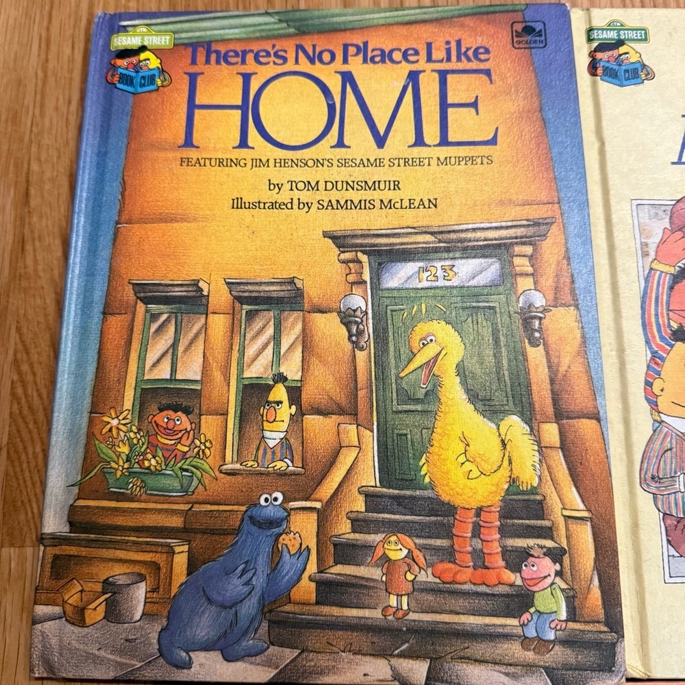 Vintage Sesame Street Book Club Hardcover books- 1980-1983- lot of 5 - Picture 6 of 10